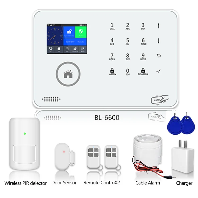 88 Wireless detectors + WIFI camera +WIFI GSM/3G/4G Wireless Home Security Alarm Home alarm system