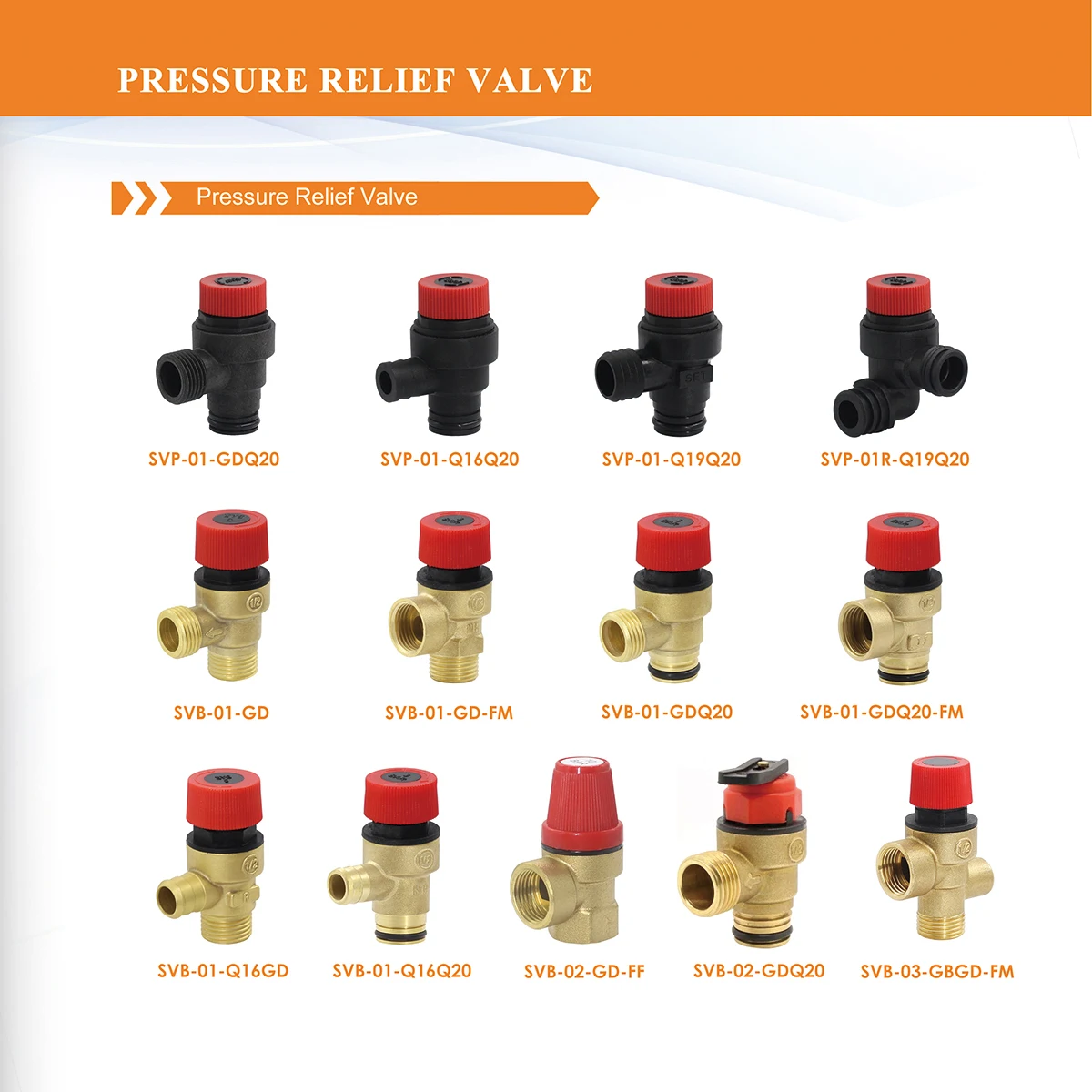 Boiler 3 Bar 6 Bar Plastic Relief Valve Safety Valve For Gas Hanging Stove