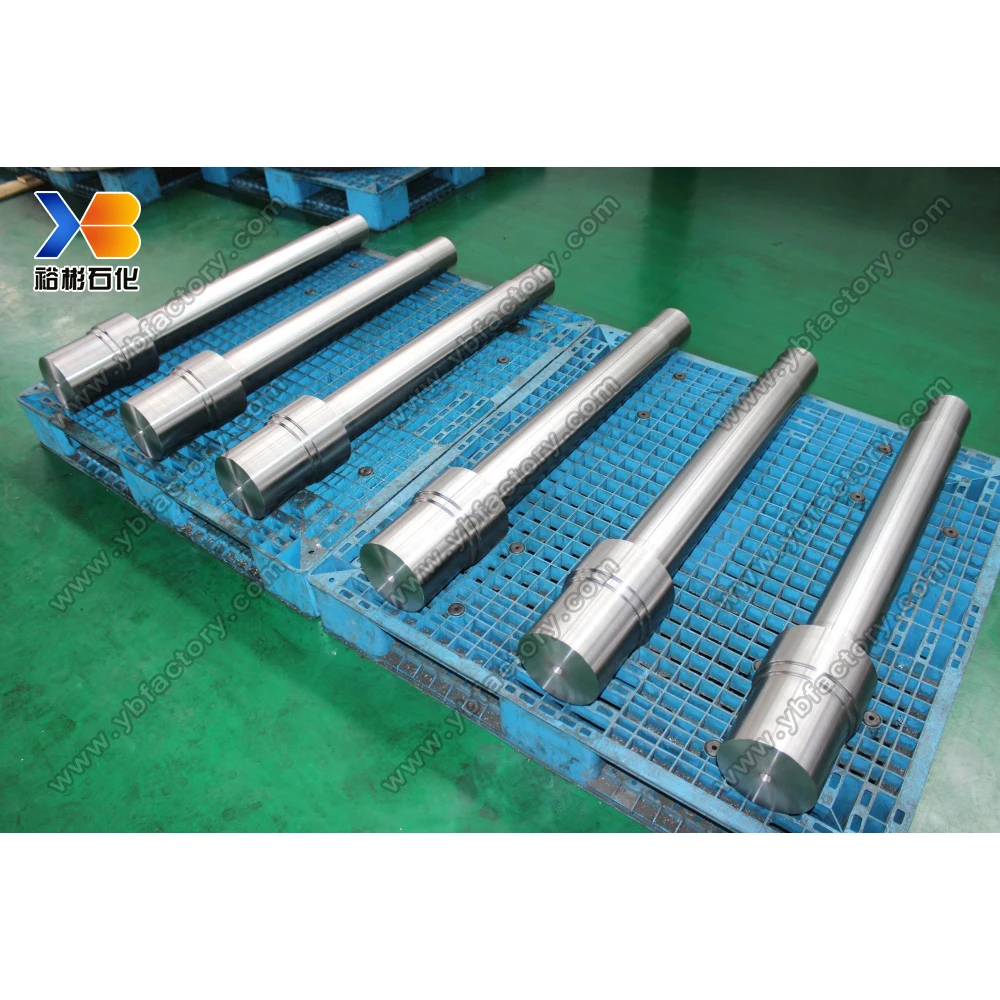 China Factory CNC Machining 5765mm Big Size Forging Threaded Shaft for Custom