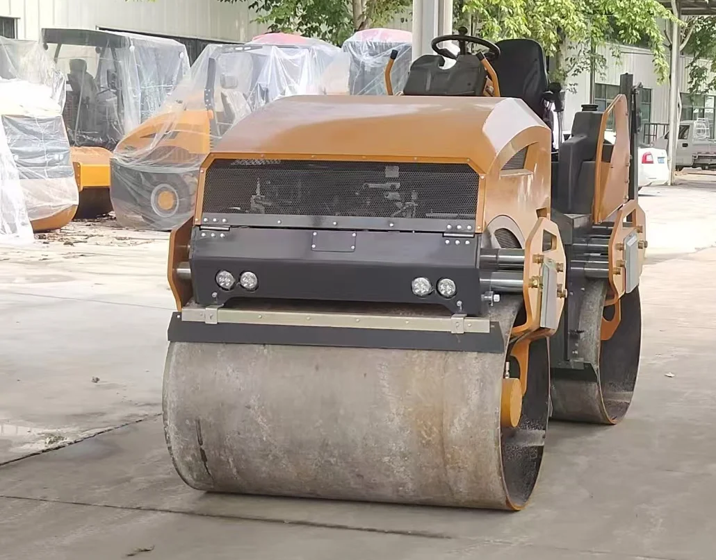 5 Ton Diesel Engine Vibratory Double Drum Road Roller new asphalt roller for sale