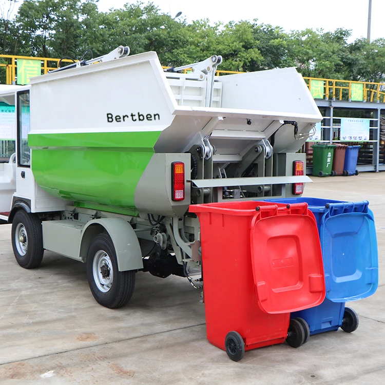 Durable Novel And Beautiful Electric Vehicle Garbage Four-wheel Dump Truck