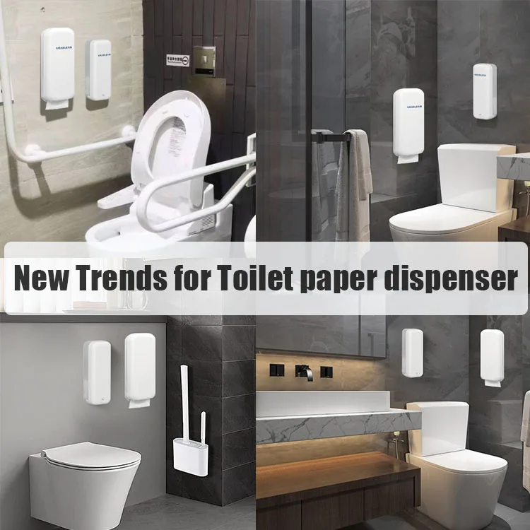 Smarlean Commercial Af2 Interfold Toilet Paper Dispenser M Fold Interleave Tissue Dispenser