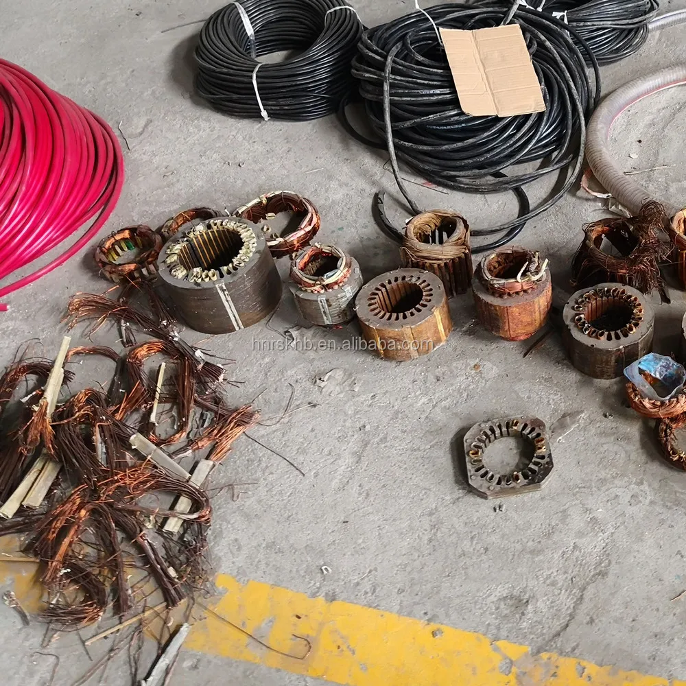 Wire Stripping Machine Copper Scrap Wire Granulator Electric Motor Rotor Recycling