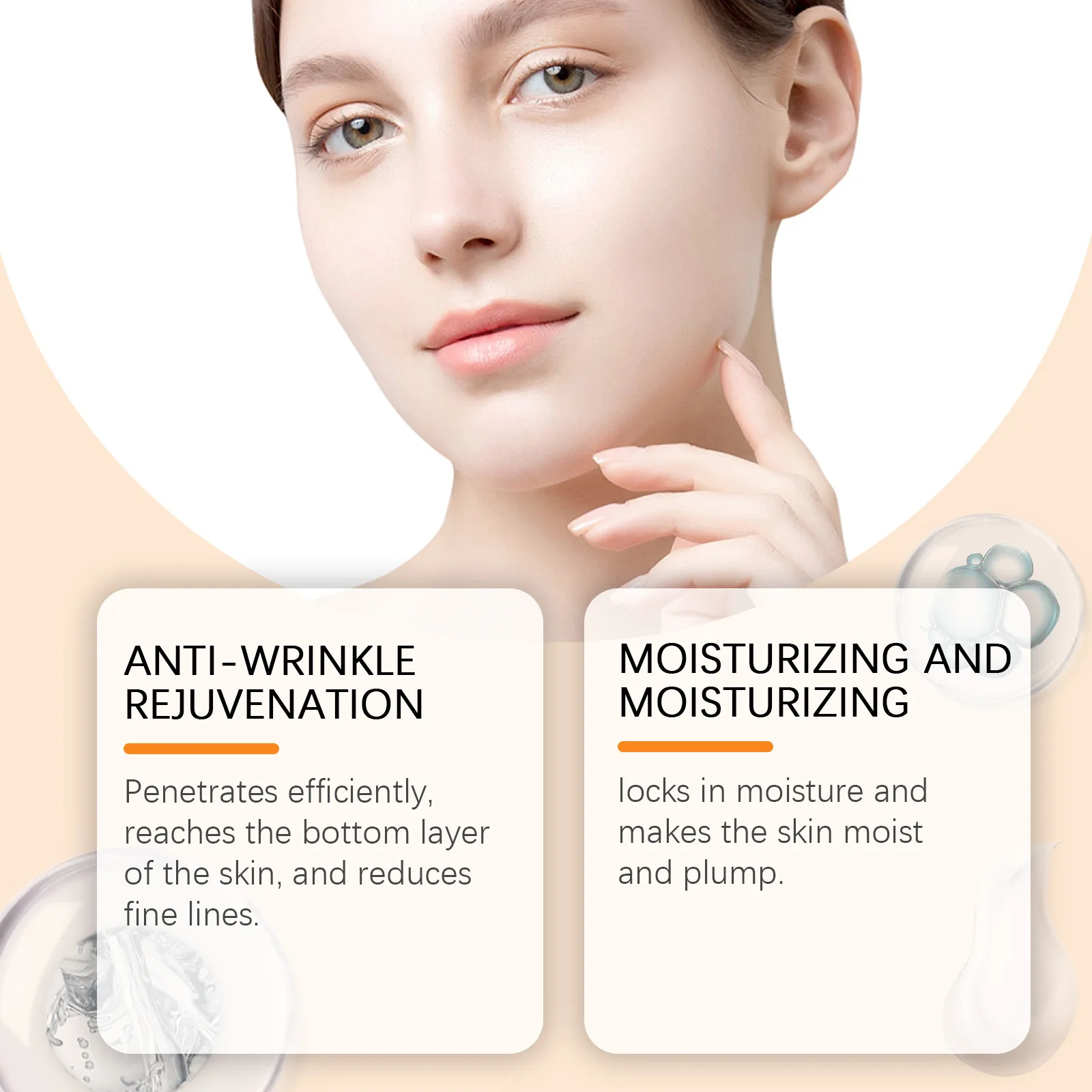 Private Label Vitamin C Retinol Collagen Hyaluronic Acid Anti Aging Wrinkle Whitening Facial Skin Care VC Face Retinol