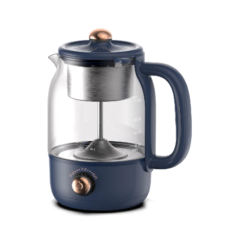 octavo electric glass Appliance 360 Electrical Appliances Kettle blue White Body OEM Customized Steel Anti knob button