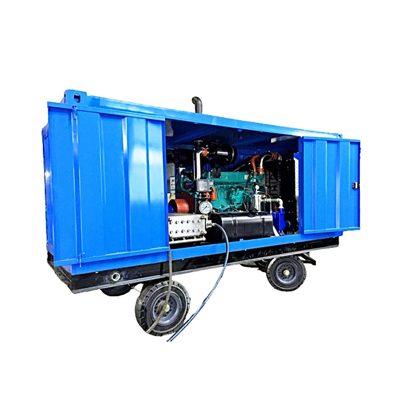 Factory Price 150Mpa Ultra High Pressure Water Jetting Pump Cleaner Cleaning Machine Hydro Blasting Equipment