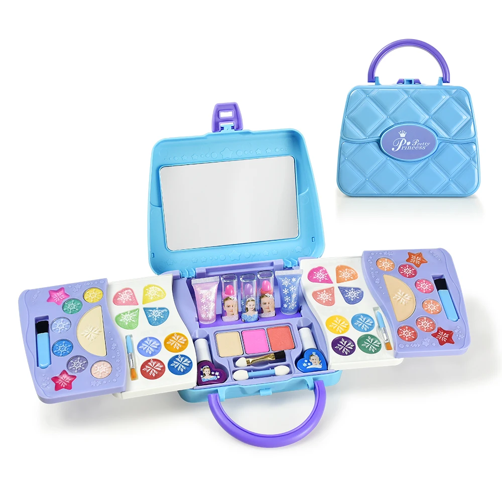 
PRETTY PRINCESS 2021 new design kids makeup sets accept small order makeup kits for small girls cosmetic box 