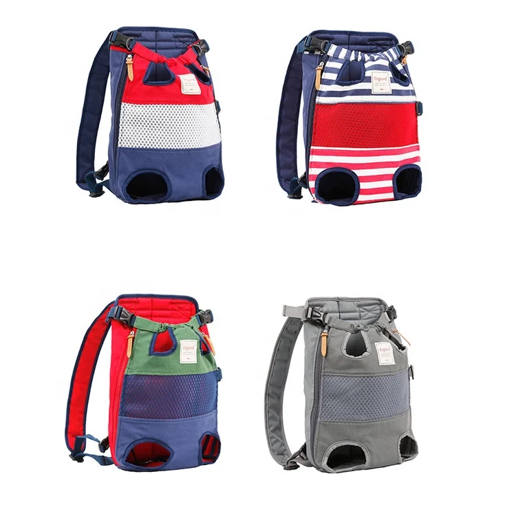 Legs Out Front Dog Carrier bag Adjustable Pet Cat Puppy Backpack Carrier