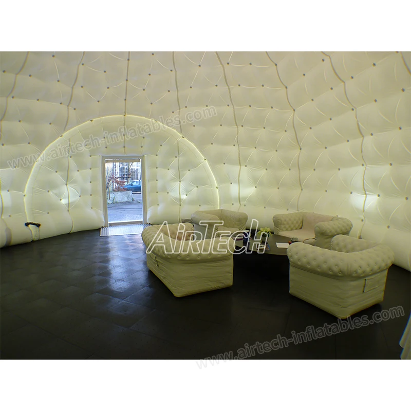 Cheap party dome tent, party tent lighting, inflatable tent event exhibition