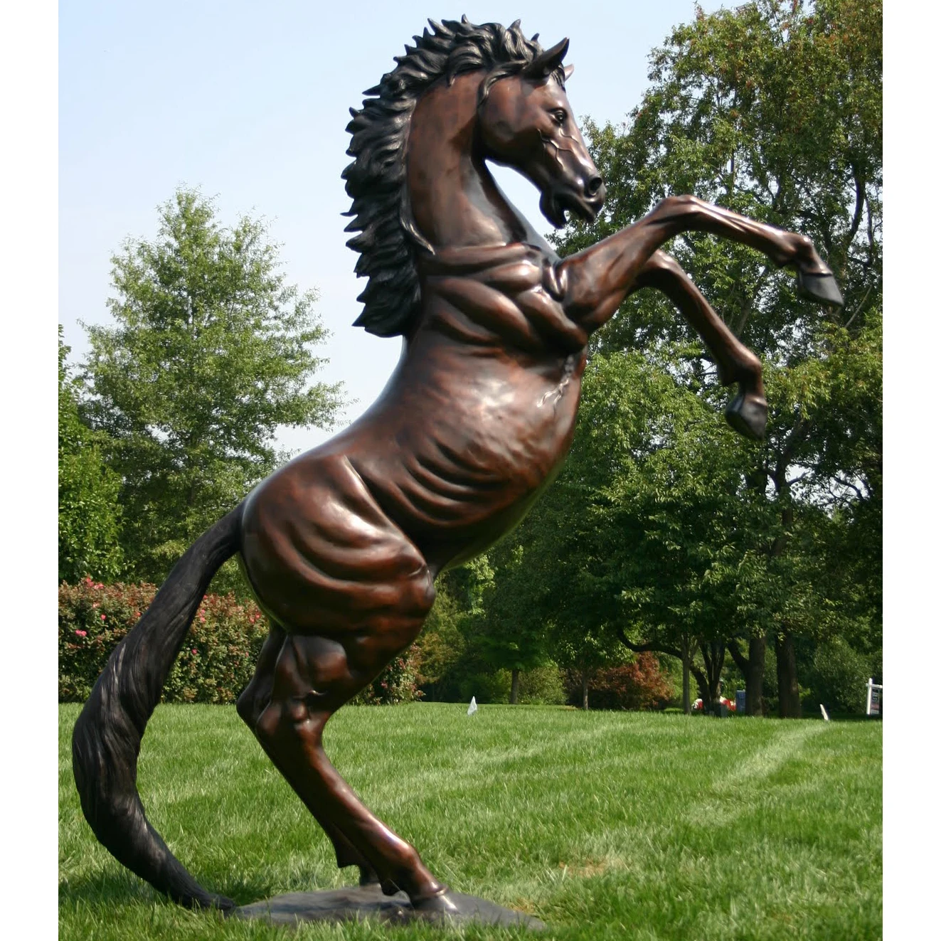 Hot Sale Customized Life Size Copper Metal Statue Outdoor Metal Copper Brass Bronze Horse Sculpture For Decoration