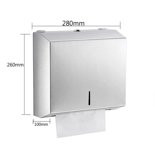 Top  Popular Wet Paper Dispenser/Paper Towel Dispenser Tissue Box/stainless Steel Tissue Box