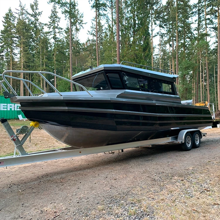 Hot Selling Fishing Boat With Motor And Trailer Easycraft 12 Passengers Custom Aluminum Fishing Boat With Cabin