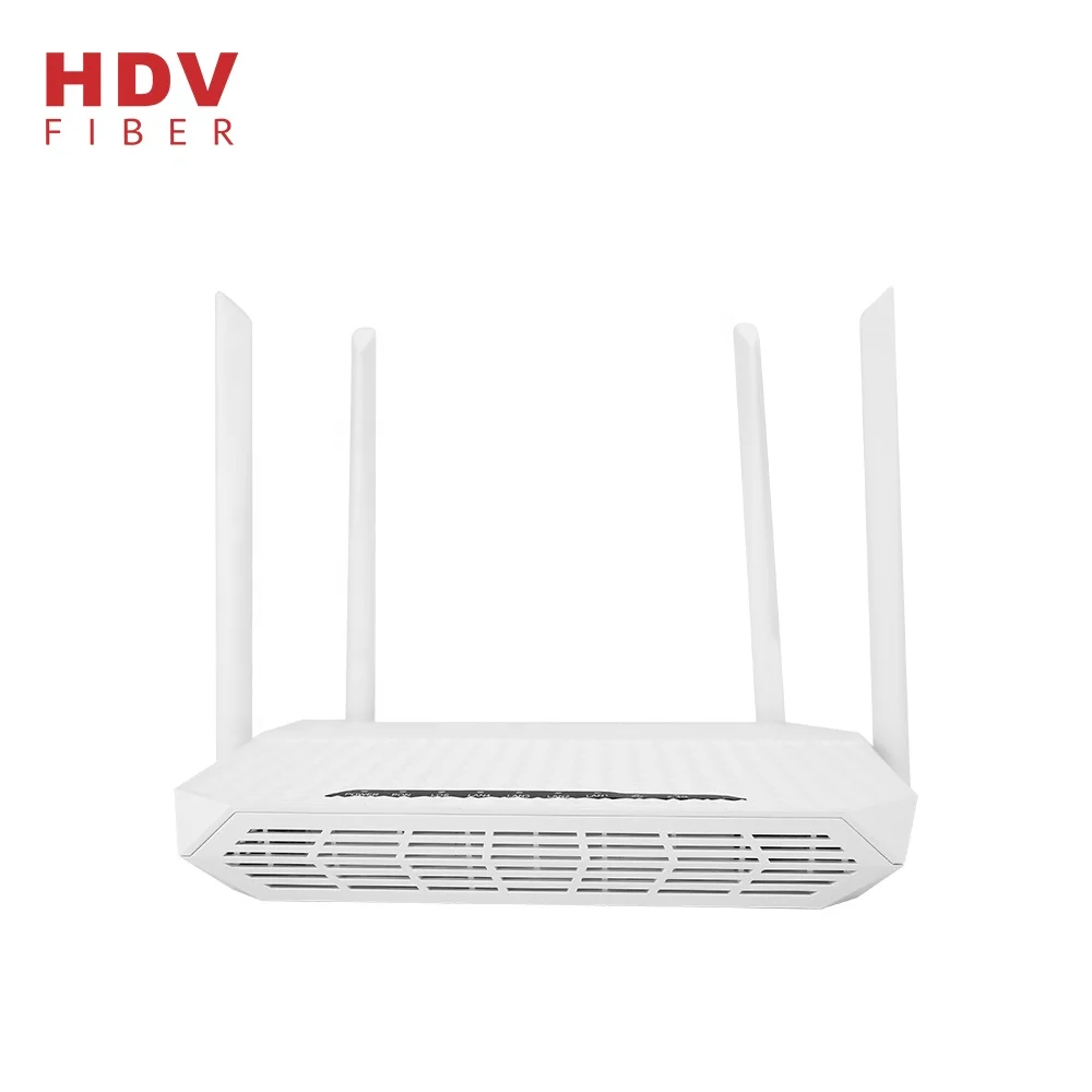 FTTH solutions Dual Band AC Wifi 4GE+4WIFI+1POTS+1USB Dual Band 2.4G&5G 4 Antennas XPON EPON GPON ONU