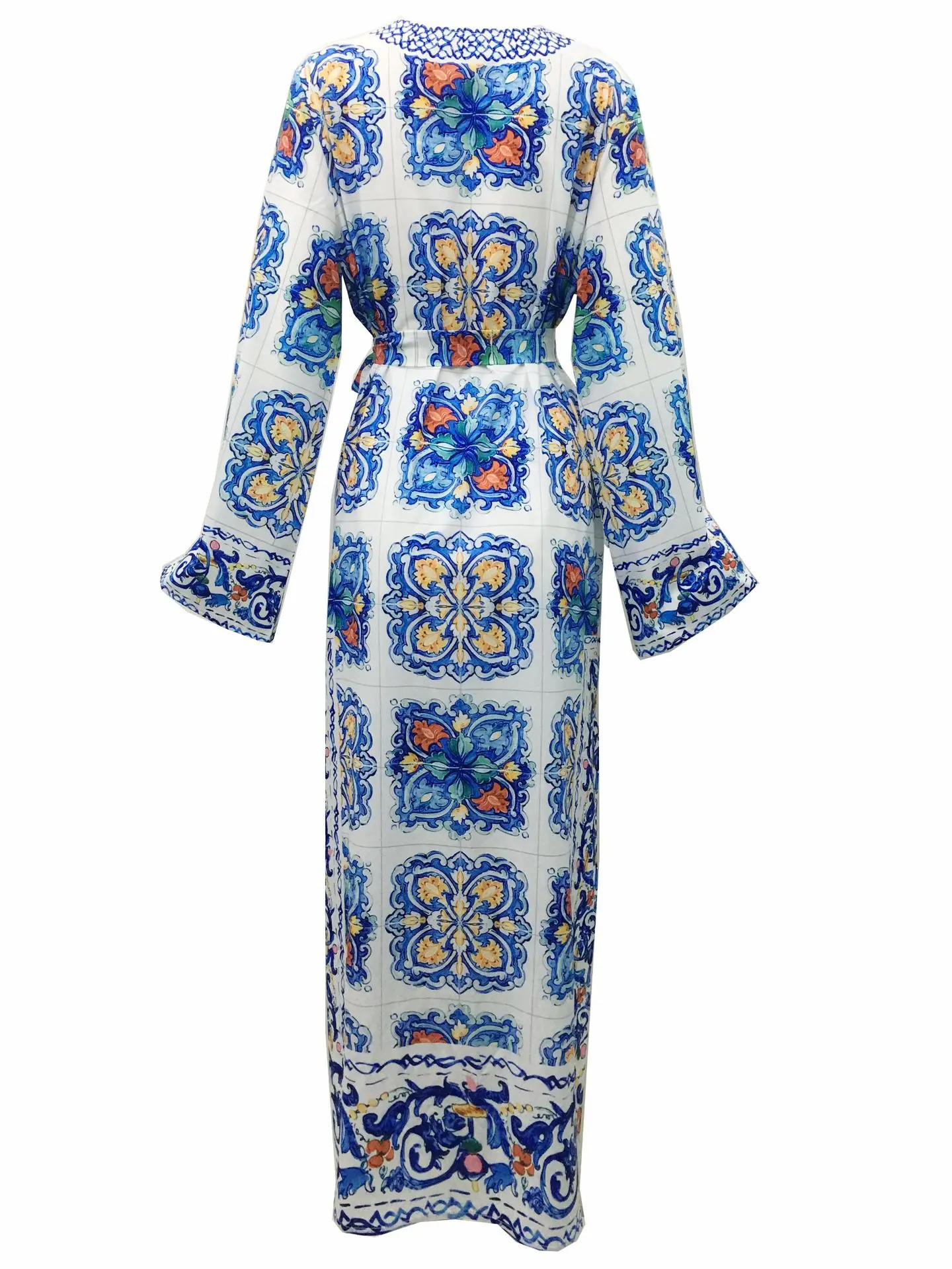 
2021 Hot new style customizable Ramadan Muslim ethnic costumes in fashion abaya islamic clothing tunic women 