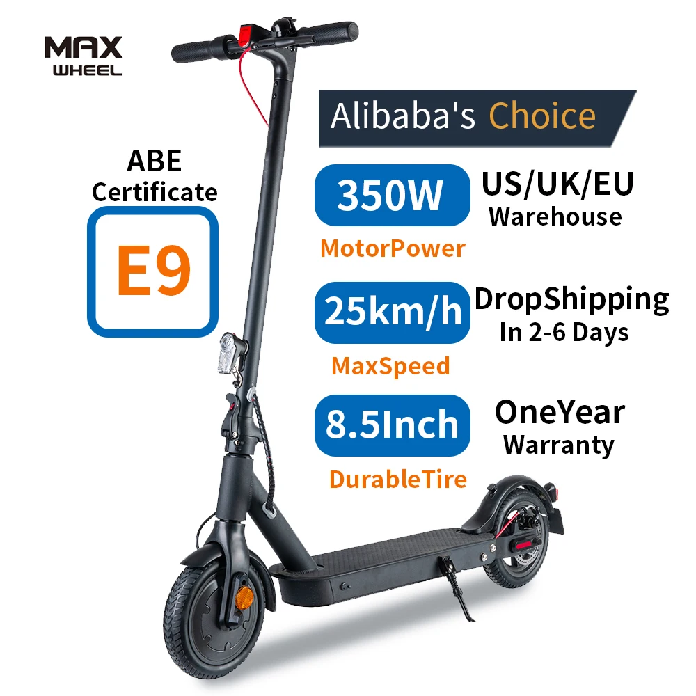 Electric scooter 2022 China cheap ABE certificate 2 wheel e scooter stand up smart electric scooter with high quality