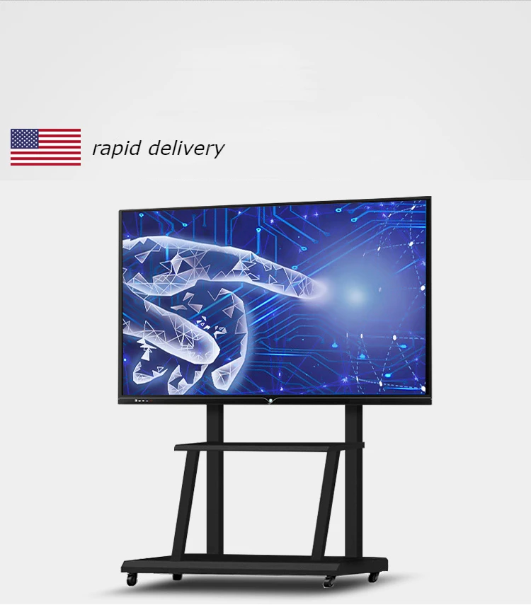 Metafit Multi-size 55 65 75 86 100 110 Inch 4k HD Conference Interactive Digital Whiteboard Smart Board