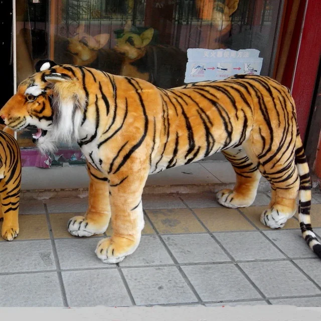 giant realistic plush brown leopard lifesize plush standing brown leopard stuffed toy