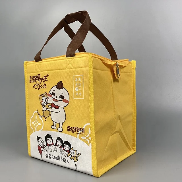 Sedex audit customized top quality non woven ice bag cooler bag insulated lunch delivery insulator bag