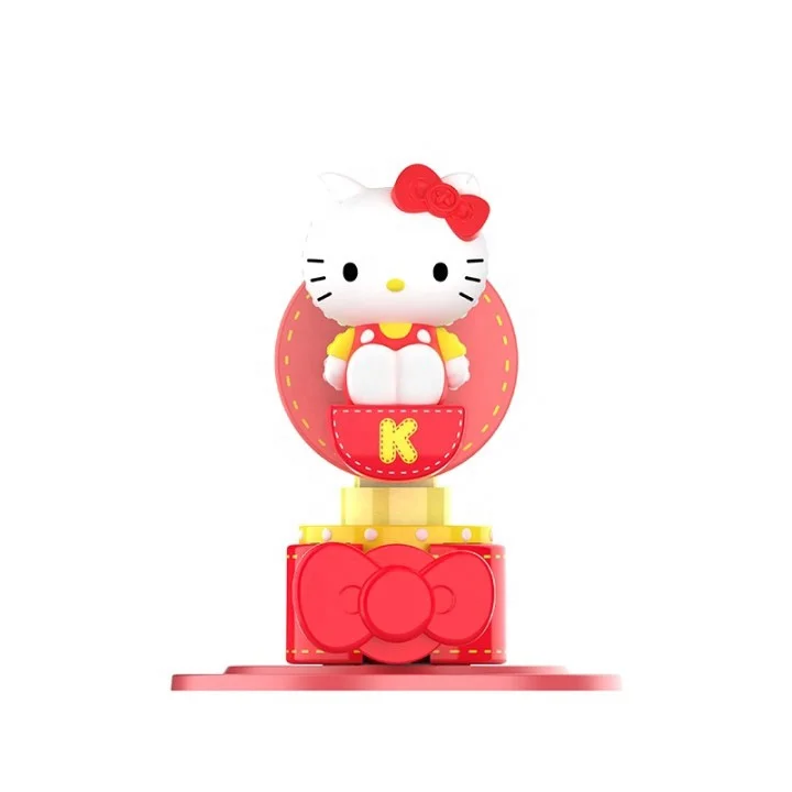 Manufacturer cute bed ornaments Sanrio character ferris wheel mystery box figure display Doll team blind box set