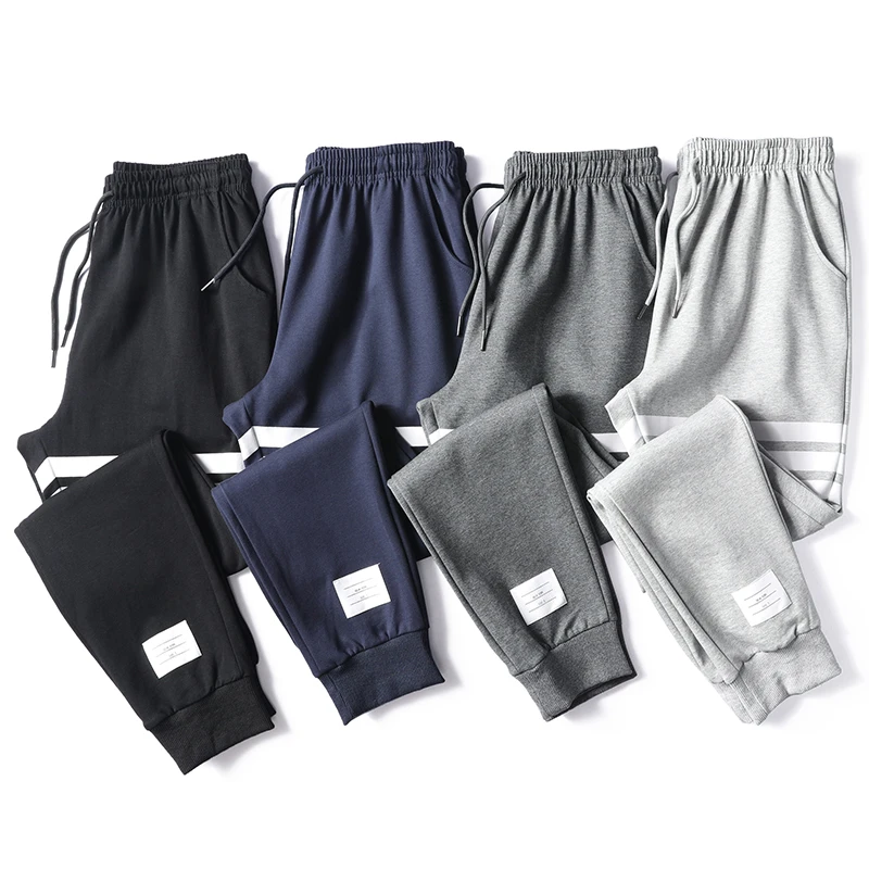 Wholesale hip hop style custom your own gym logo sweatpants jogger pants for men