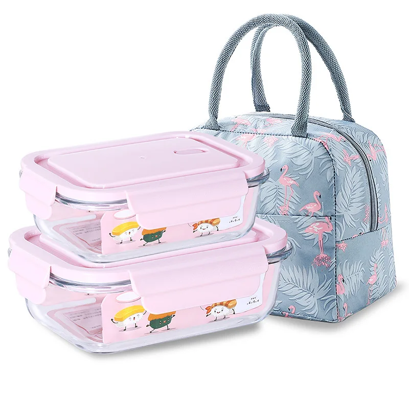 Wholesale Bento Box Adult Lunch Box 2 Compartments Microwave Heating Lunch Boxes Bento Leakproof
