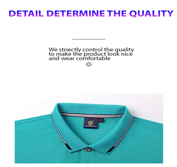 OEM accepted business style customized cotton fabric material polo shirt for work work staff uniform shirt