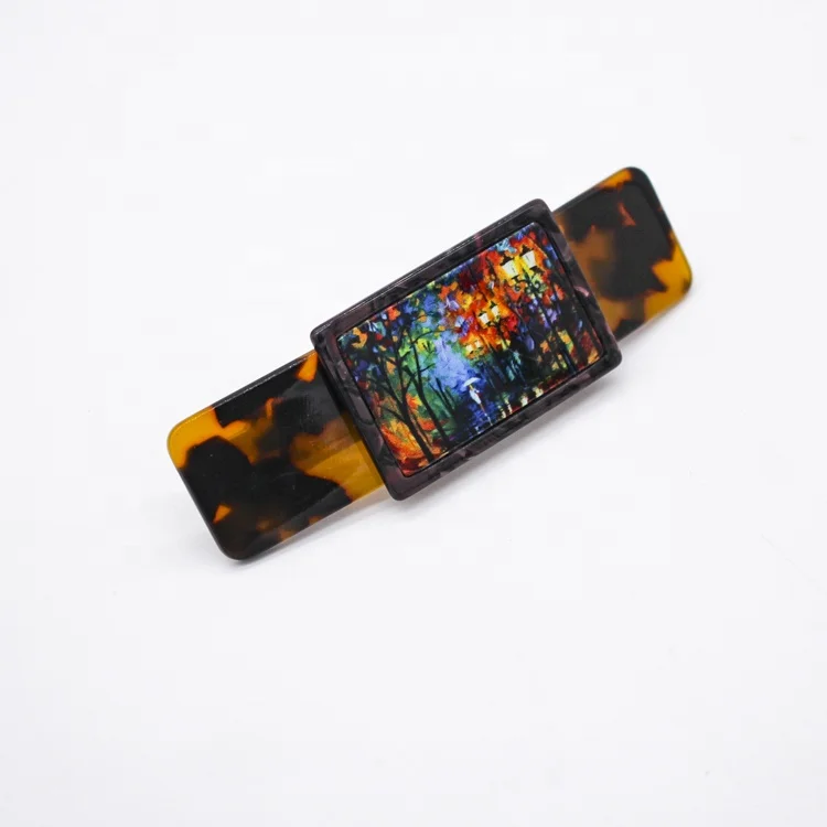 Новое поступление, аксессуары для украшения волос из целлюлозного ацетата, Французская заколка