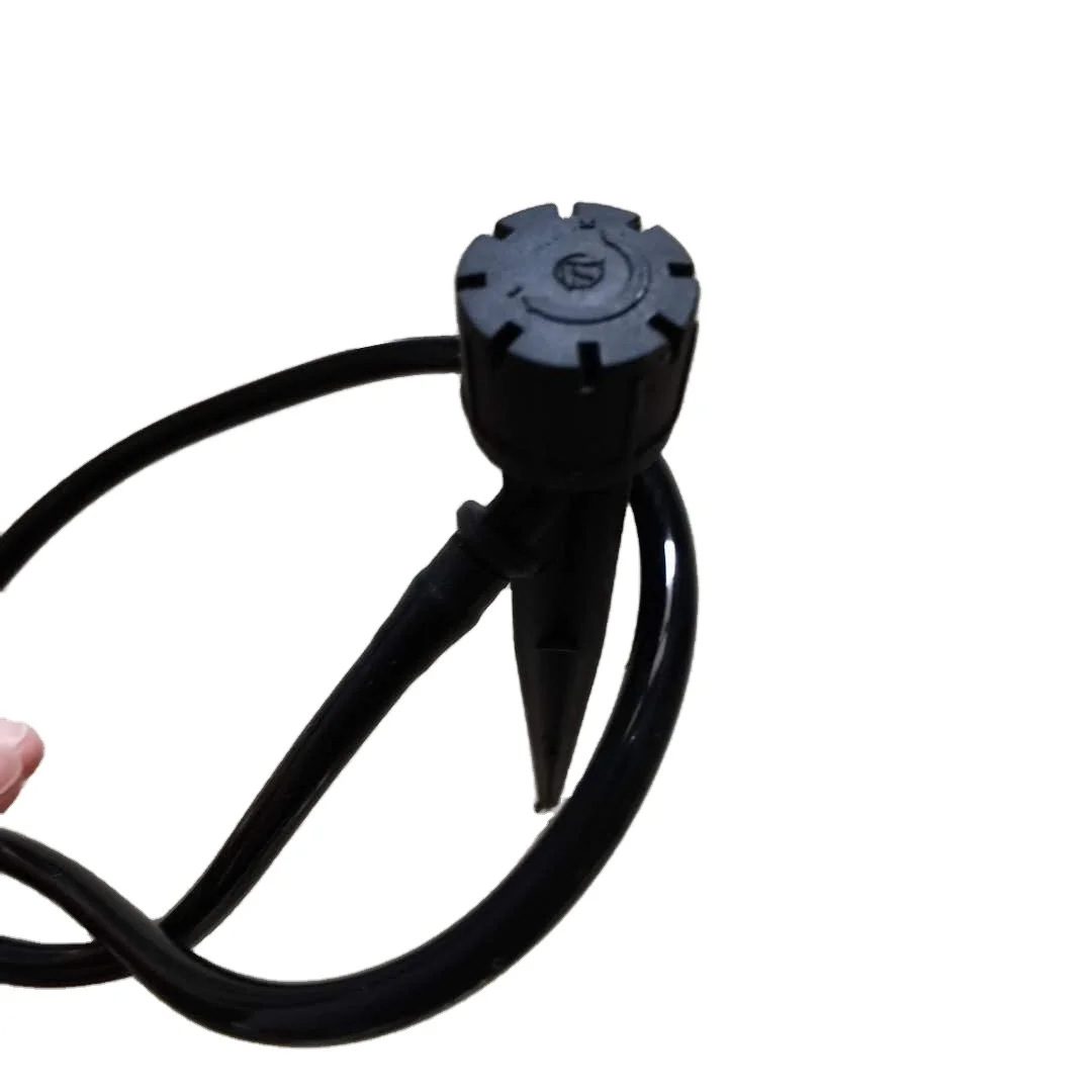 
13/18 GPH (0-70 LPH) Full-Circle-Spray Drip Irrigation Multi-Stream Adjustable Dripper Stake 