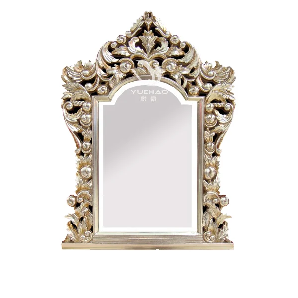 Large Size Oval Shape Mirror Frame Screw Installation Home Decor