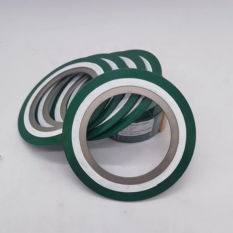 High quality meter seal kevlar wire steel graphite seal spiral wound gaskets for pressure gauge hoses
