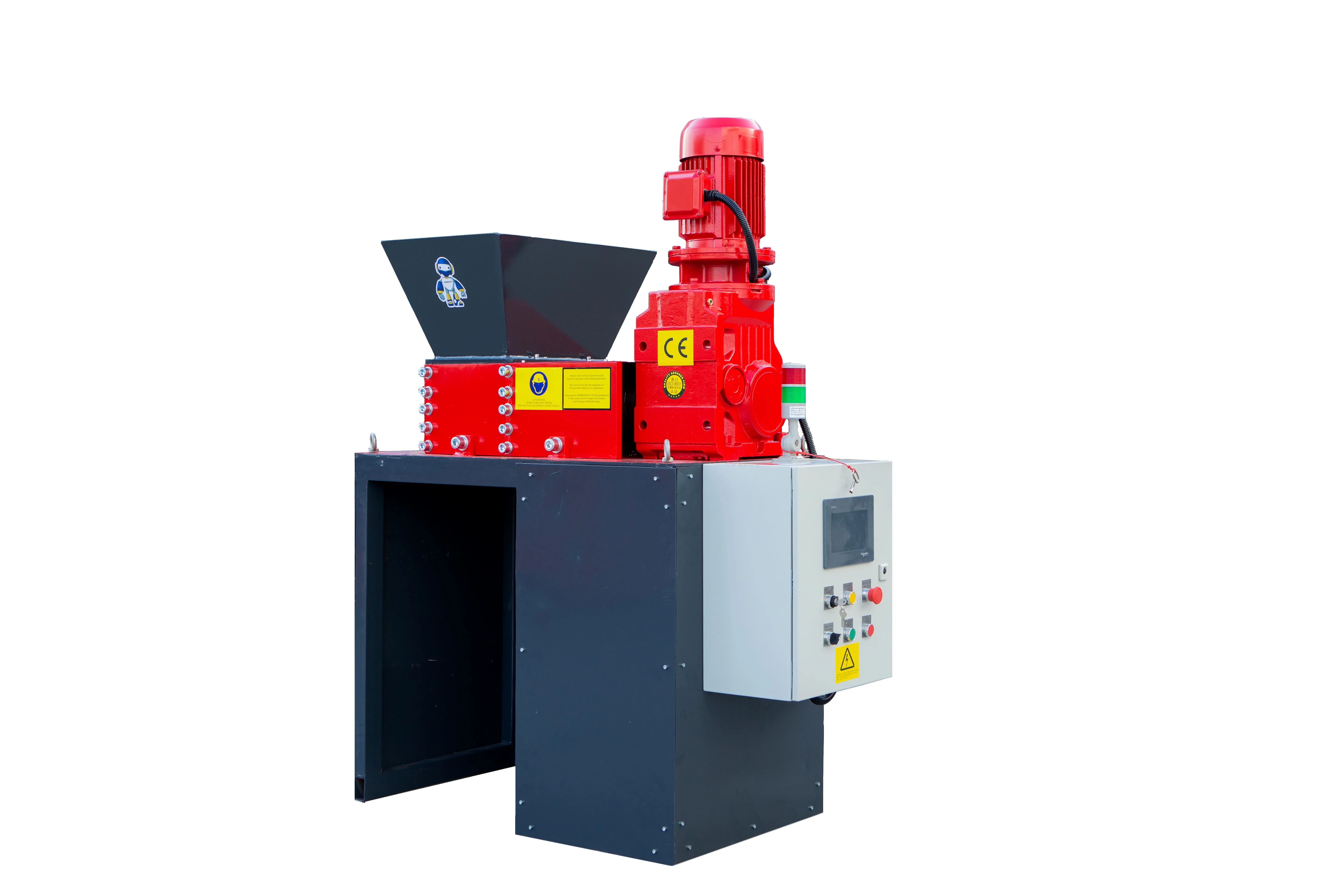 scrap metal waste plastic shredder machine crusher