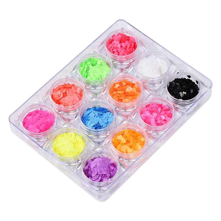 Different types of christmas mixed sequins holographic shell star flower shaped sequins shapes loose nail art glitter sequins