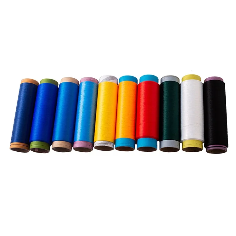 polyester yarn dty brush 150D/100% polyester for circular knitting earloop