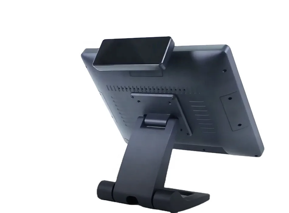 15'/15.6' Capacitive Touch Screen Commercial POS Cash Register with Wi&BT Support VFD/9.7' Customer Display