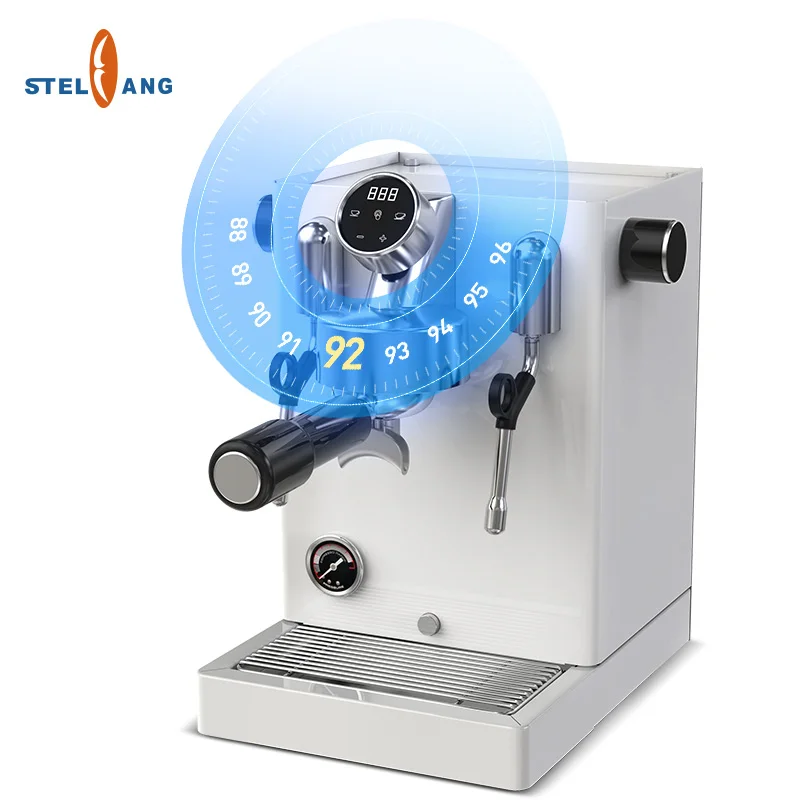 Professional Commercial Electric Coffee Machine Business Automatic Espresso & Expresso Stainless Steel Housing for Car Hotel Use