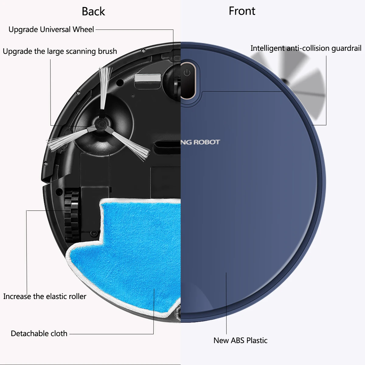 JK-DB100 clean robot multifunctional intelligent auto Aspirapolvere vacuum robot Sweeping vacuum cleaner