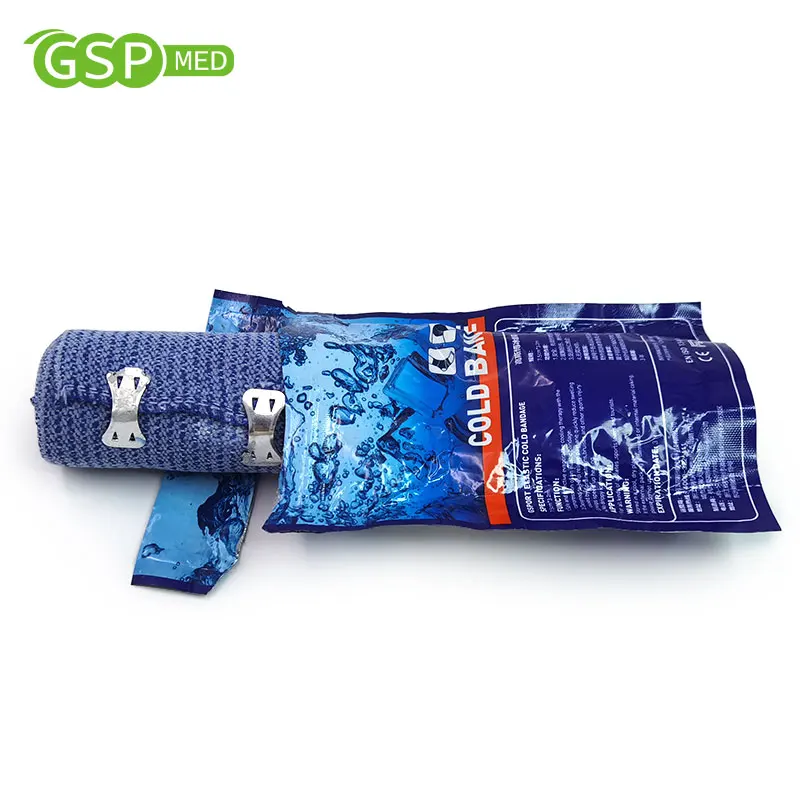 Ready to ship 10cm*3.2m cooling bandage for sports first aid use cold bandage