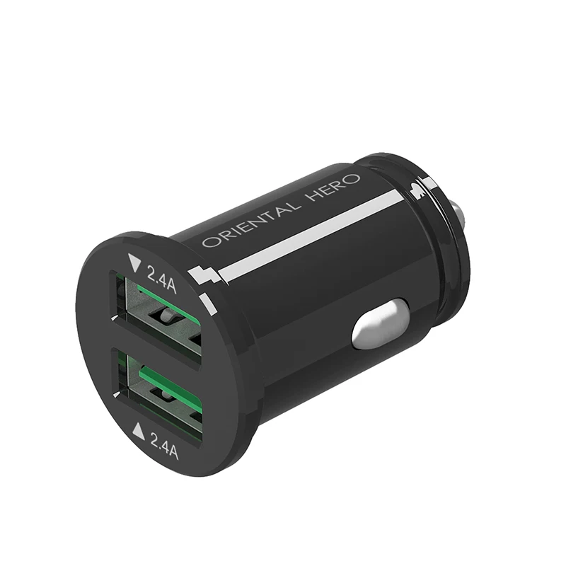 
Mini Dual USB-A Car Charger 