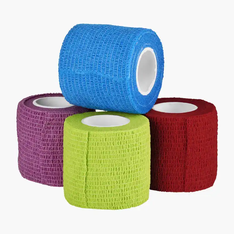 Non-Woven Fabric cohesive Bandage Medical Tape for Humans pet Vet Wrap
