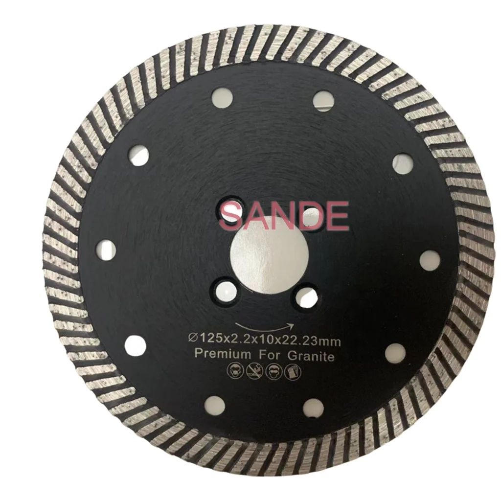 SANDE Sale 125mm Diamond Disc Segment Rim Diamond Granite Concrete Saw Blade For Granite Diamond Cutting Disc