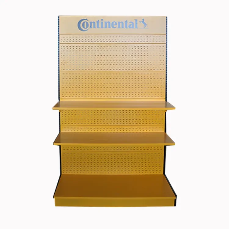 wholesale modern design colorful supermarket shelf tool display gondola wall racks