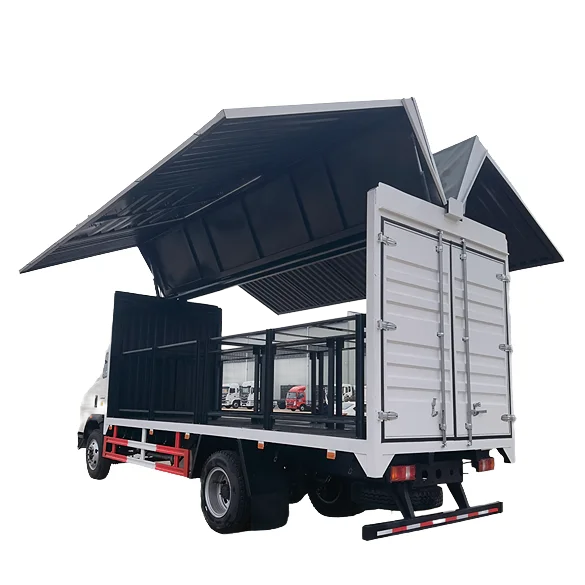 Factory Outlet Wingspan Van Cargo Truck Can 4 Wheel China Factory Sale Cargo Truck Wing Span