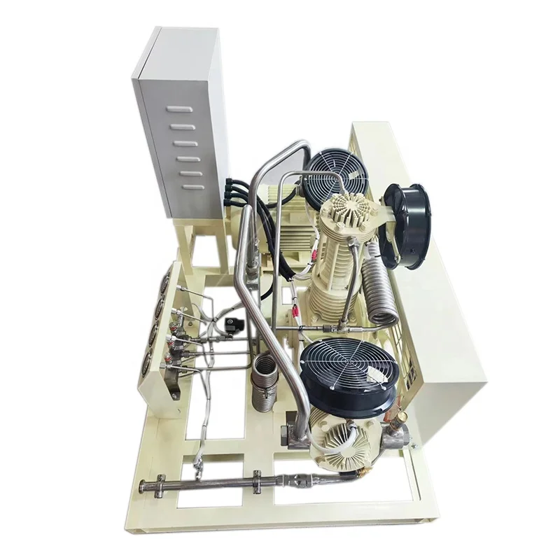 6Nm3/h 150Bar 200Bar High Pressure Oil Free Medical Oxygen Booster Compressor For Hospital