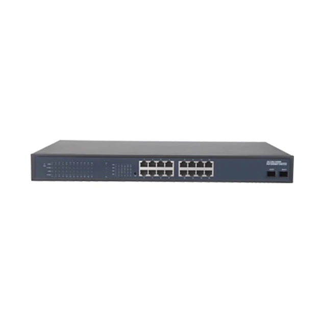 Power over Ethernet 24V passive PCB board 16 24 ports gigabit 2 uplink fiber SFP PoE switch for wireless AP