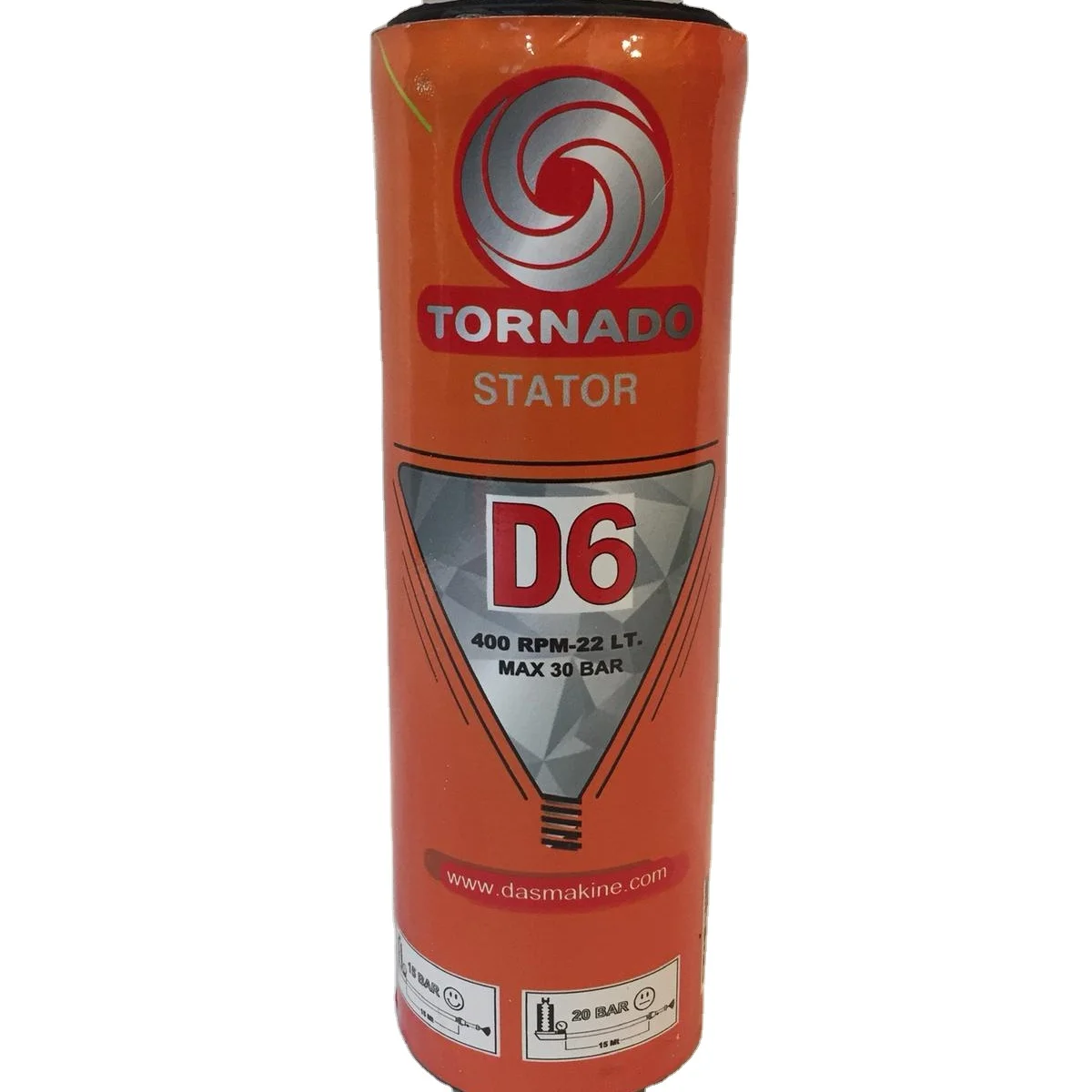 D6-3 Stator and Rotor Set for Screw Pump Mortar Cement Gypsyum Plastering Machine Tornado