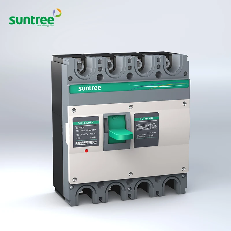 Низковольтное электрическое оборудование Suntree автоматический выключатель 630 А 1500 В постоянного тока