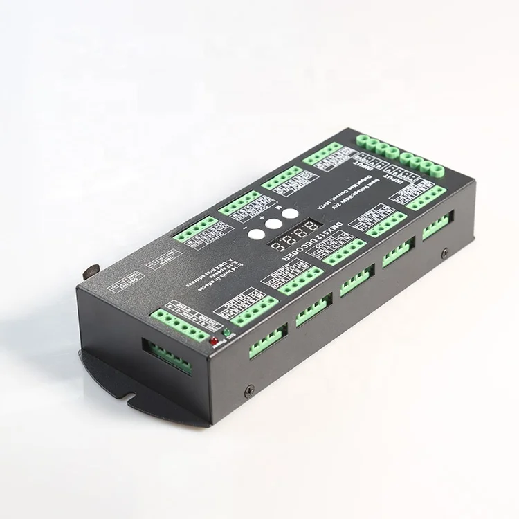 36CH канал Dmx512 диммер контроллер Dmx декодер 12 группа RGB/RGBW