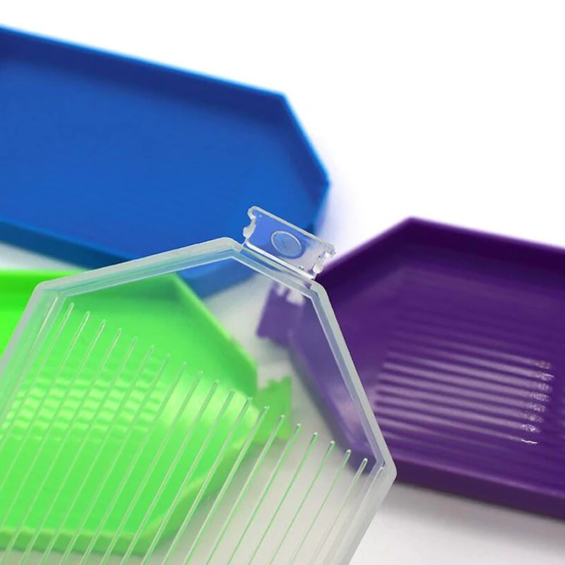 Large Capacity Big Drill Plate 5D DIY Diamond Painting Tray Plate Embroidery Accessories Square Plastic Large Custom Art Plastic