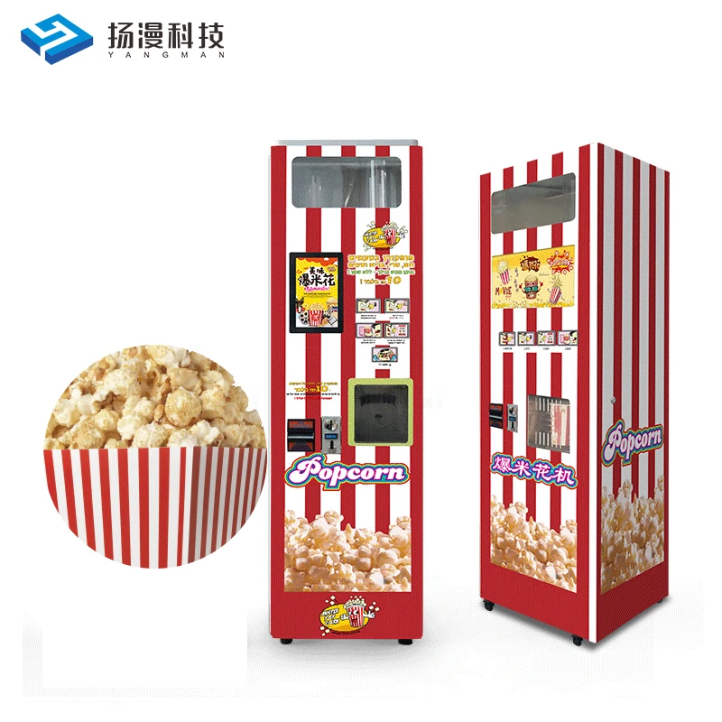 Full Automatic Pop Corn Machine Commercial Popcorn Machine Automatic Commercial Electric Popcorn Machine
