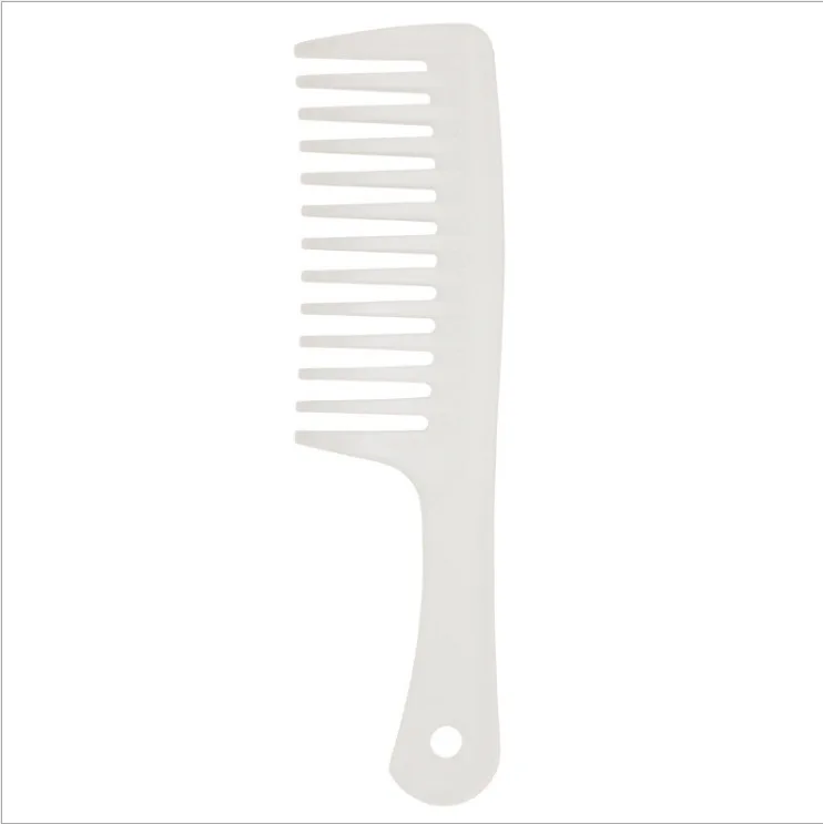 YAESHII Professional Hairdressing Plastic Anti-static Hair Brush  Cheap Personalized Flat Styling Customized Logo Hair Comb